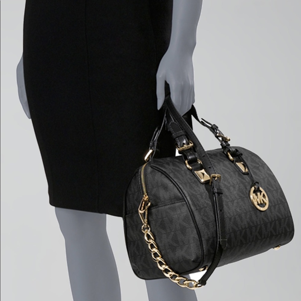 New authentic Grayson monogram satchel black - Picture 6 of 6